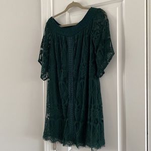 Off the shoulder lace dress